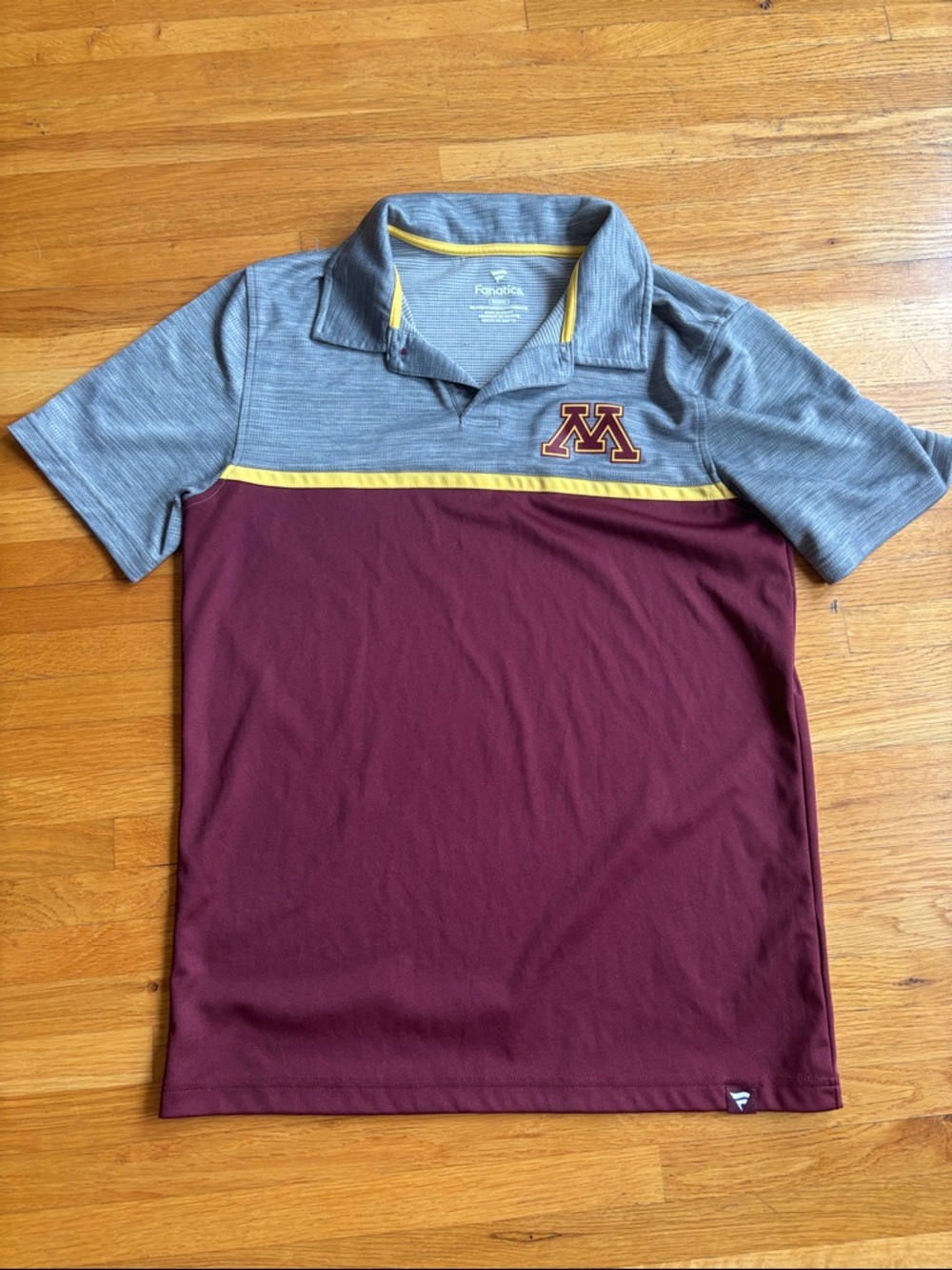 Fanatics Maroon, Heather Gray & Gold Minnesota Golden Gophers Polo